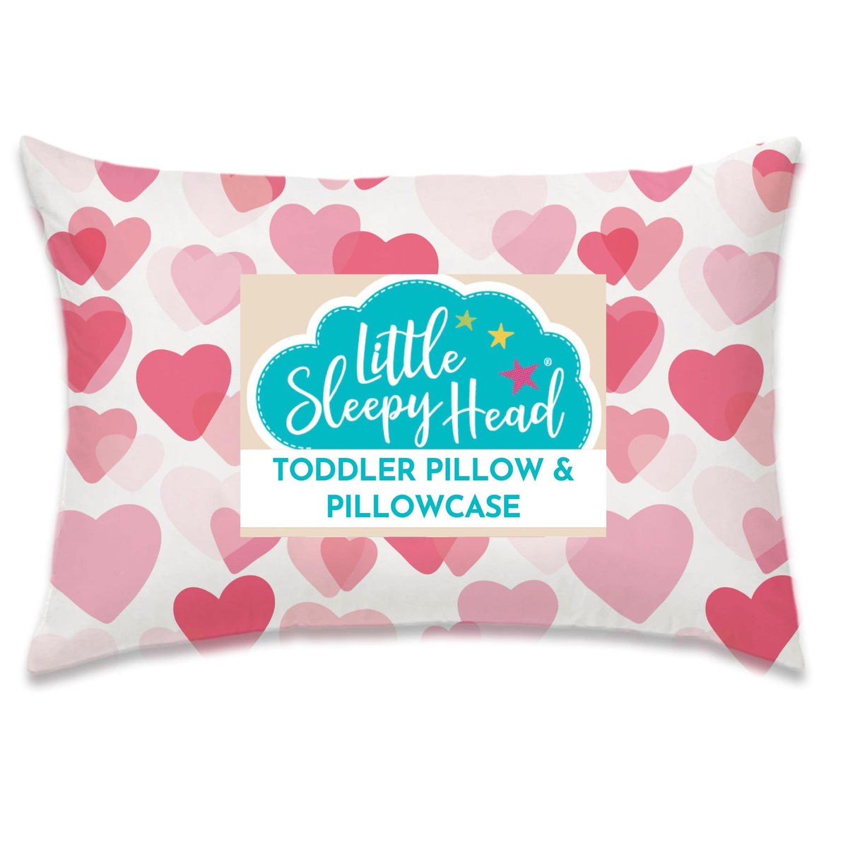 Toddler Bed Pillow with Cotton Pillow Case – 13x18 Kids Pillows for Sleeping, School, Travel & Daycare – Hypoallergenic Toddler Pillow 2 Year Old to 5 with Envelope Pillowcase (Checkers Black)