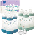 MAM 9oz Easy Start Anti-Colic+ Vented Baby Bottles, 2+ Months, 6 Pack, Boy