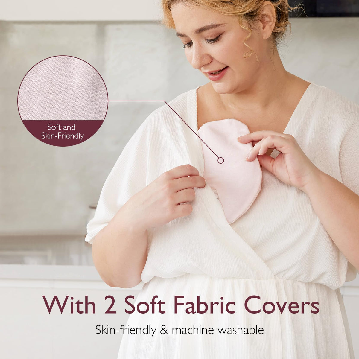 Momcozy Larger Breast Therapy Packs,Breastfeeding Essentials,Postpartum 2PK