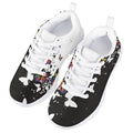 MARSVOVO First Shoes for Walking Boy Girl Lightweight Flexible Breathable Athletic Slip On Sneakers Comfortable Sport Learning to Walk Toddler Girl Sneakers White Black Butterfly Design Size 11 US
