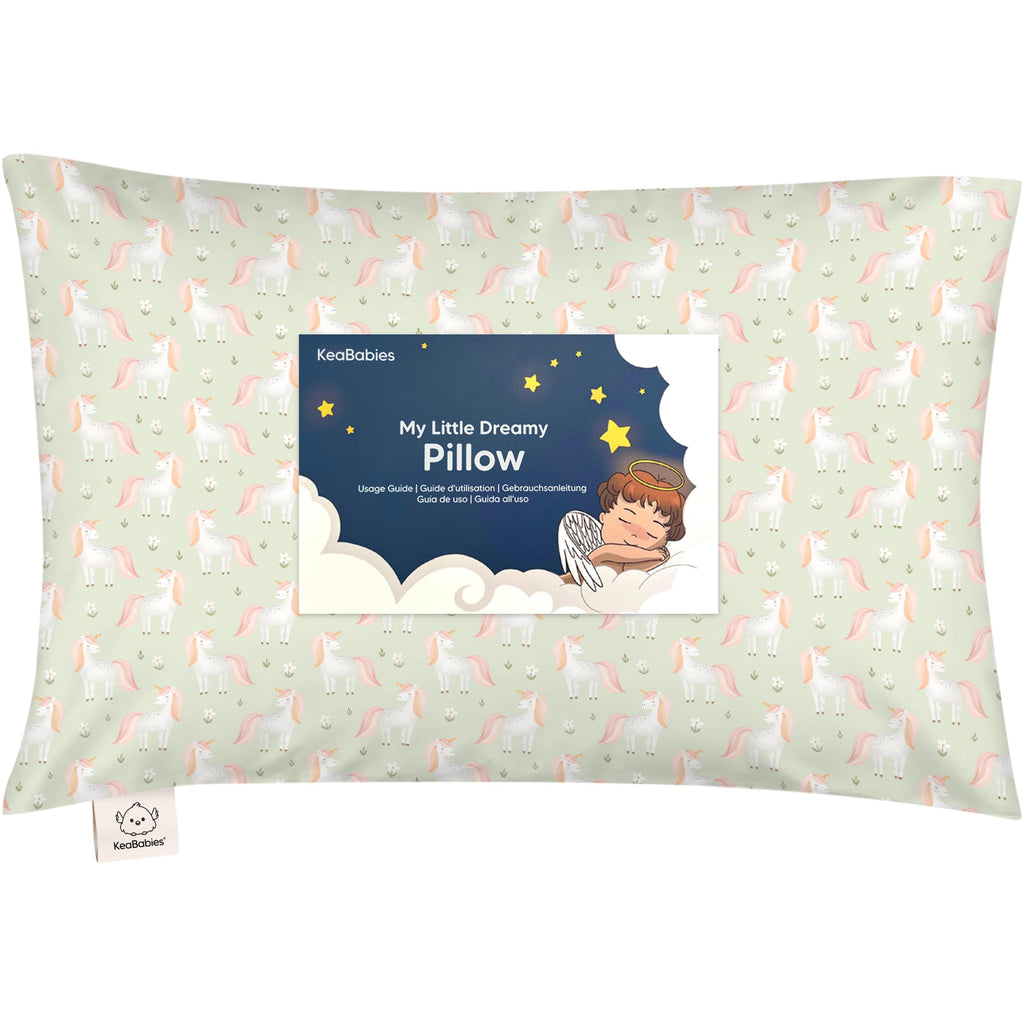 Toddler Pillow with Pillowcase, 13x18 My Little Dreamy Pillow (Grace)