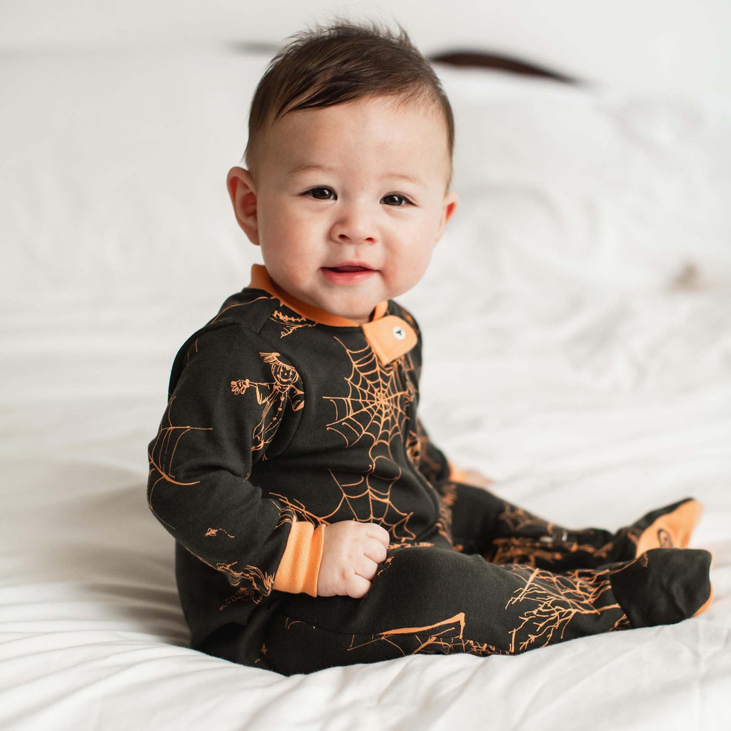 Burt's Bees Baby Boys' Organic Cotton, Sleep and Play Footed Pajamas