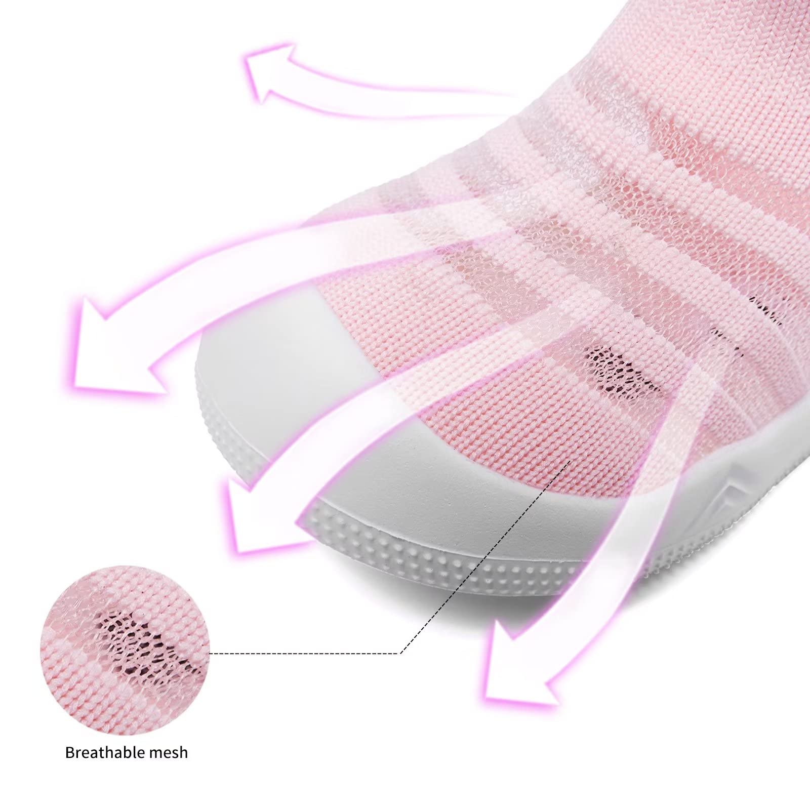 Eashi Baby Boy Girls Sock Walking Shoes Infant Non-Slip Slippers Sneakers