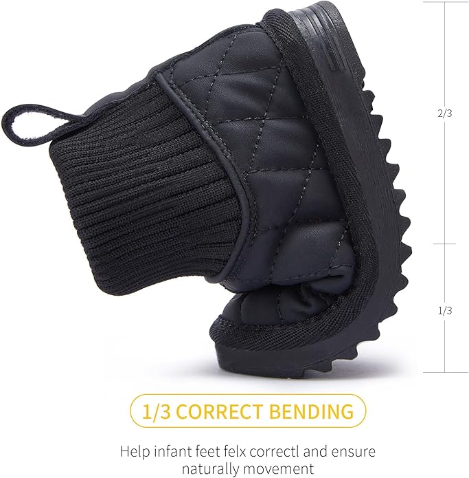 BMCiTYBM Girls Boys Snow Boots Warm Winter Fur Lined Baby Shoes (Infant/Toddler/Little Kid)