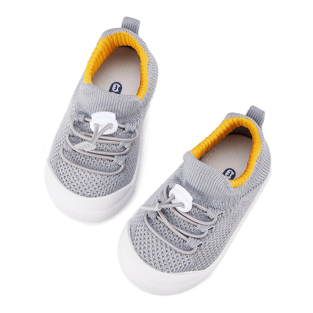 BMCiTYBM Baby Walking Shoes First Infant Sneakers Grey Size 18-24 Months