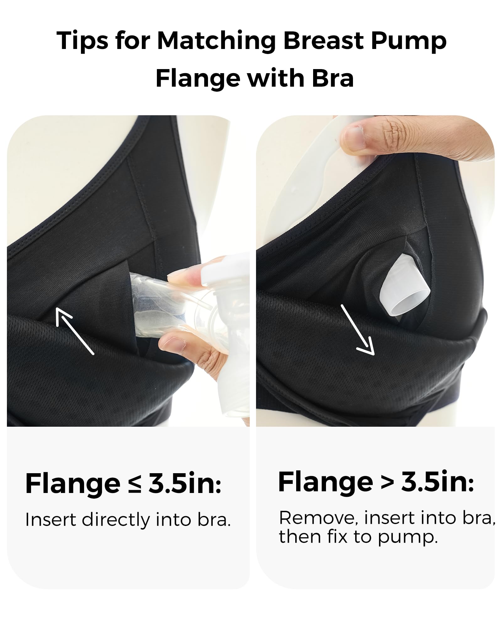 Momcozy Hands-Free Pumping Bra, Breathable Tencel™ Fabric Breast Pump Bra