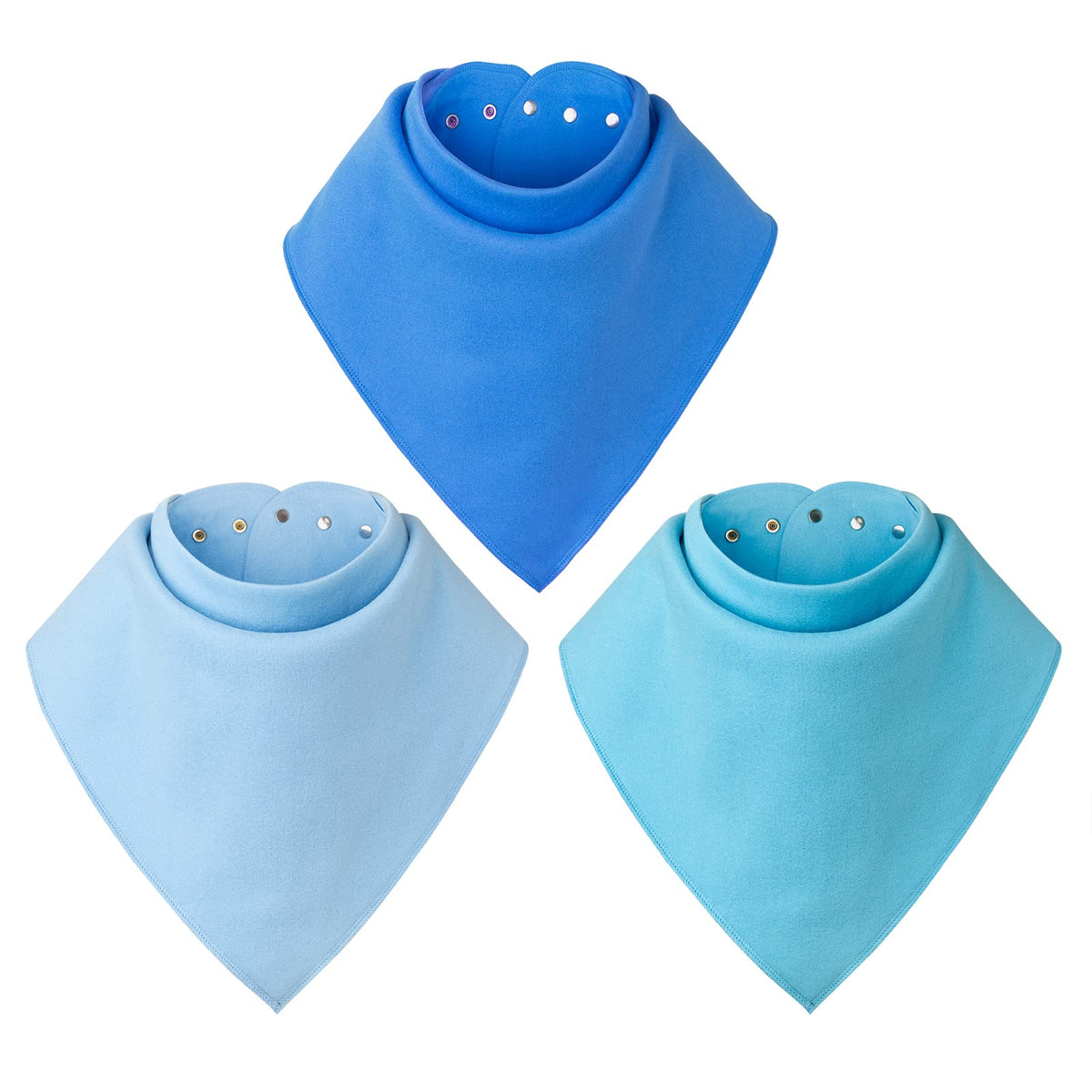 Baby Noah Adult Drool Bib for Special Needs, 3 Pack Large Elderly Bandana, Teen Bib for Women Men, Soft Absorbent Set for Kids