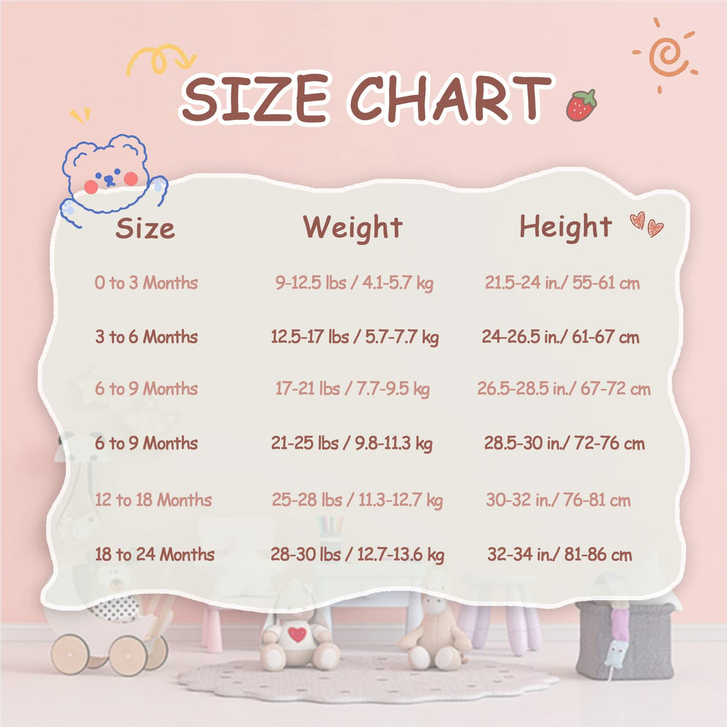 Jimonda Baby Bodysuits Rayon from Bamboo Short Sleeve Baby Boys Girls Rompers Soft Outfits Newborn Clothes (Flower,18-24 Months)
