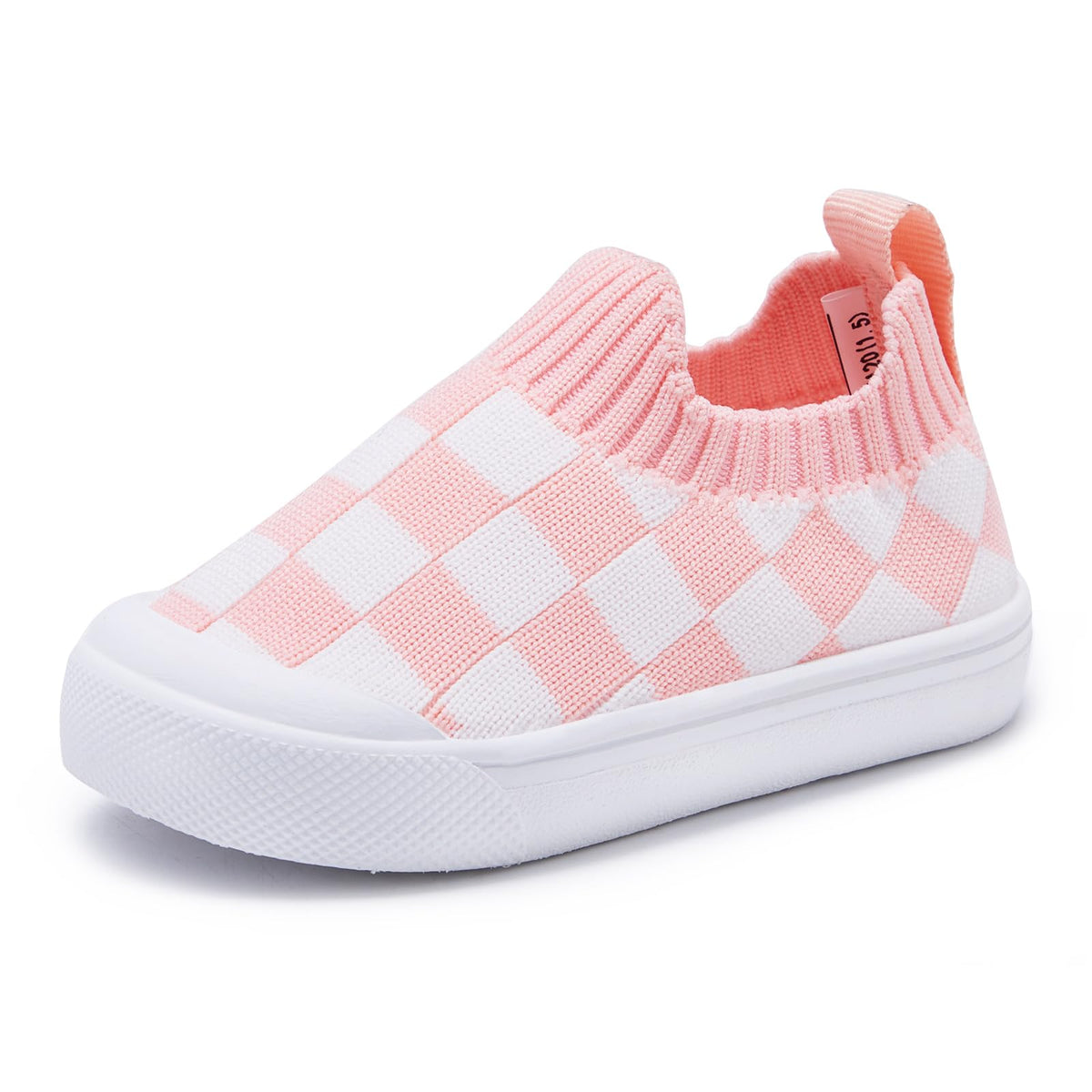 BMCiTYBM Toddler Walking Shoes First Boy Girl Walker Barefoot Sock Tennis Mesh Sneakers Breathable Grey White 3-3.5 Years Size 9 Toddler