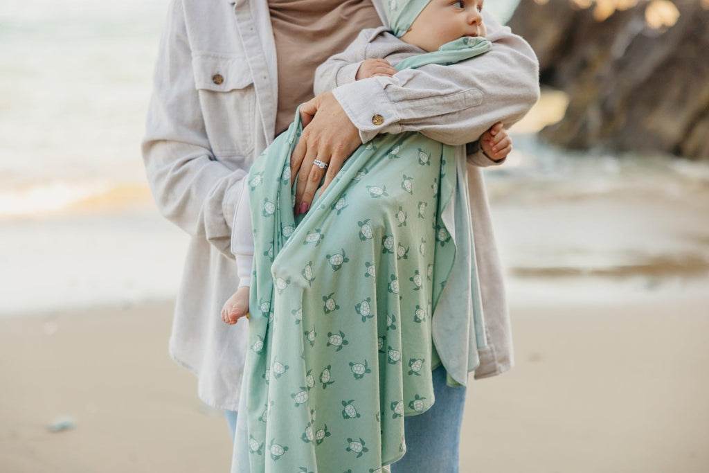 Copper Pearl Swaddle Blankets for Newborns | Soft Stretchy Receiving Blankets for Boys and Girls | Large 46 x 46 Inch Baby Blankets | Lightweight and Breathable Swaddles | Wade