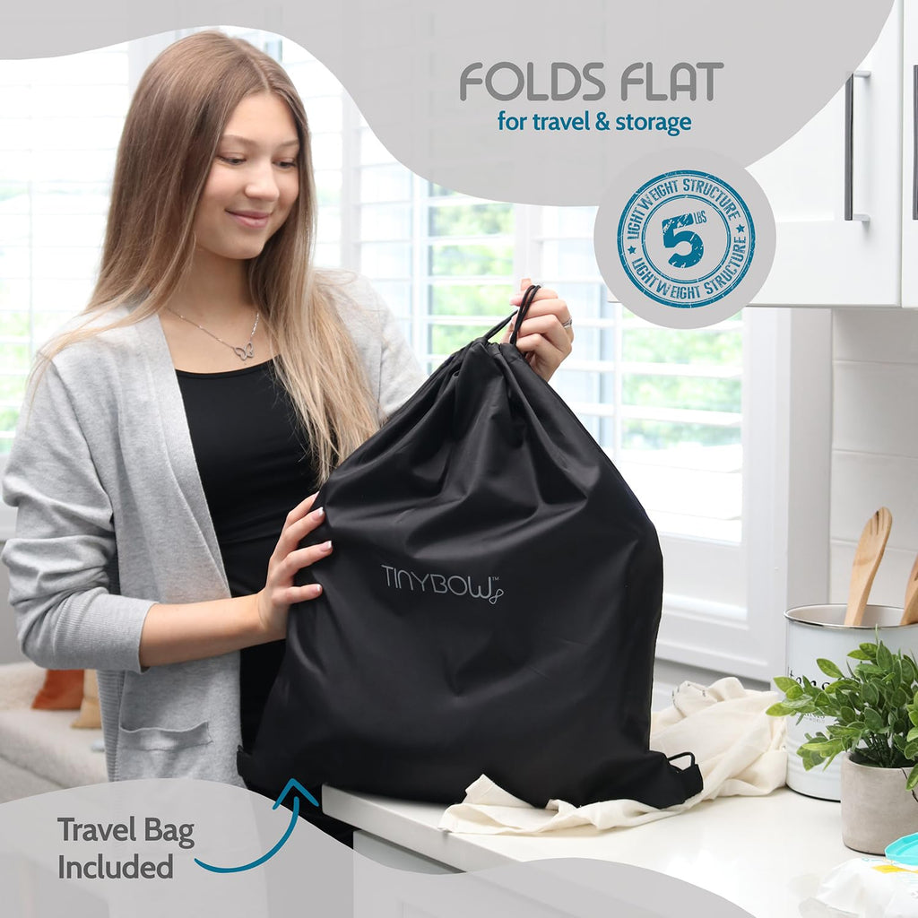 Elegant Faux Leather Hook On High Chair for Table - Clip On High Chair to Table, Portable High Chair for Travel, High Chairs for Babies Clip On High Chair that Attaches to Tables