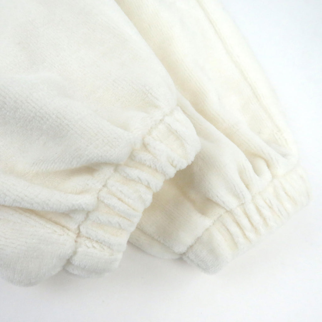 HonestBaby 2-Piece Cozy Velour Sweatshirt and Jogger Sweatpants Set 100% Organic Cotton for Toddler, Baby Boys, Girls, Winter White Ivory, 7 Years
