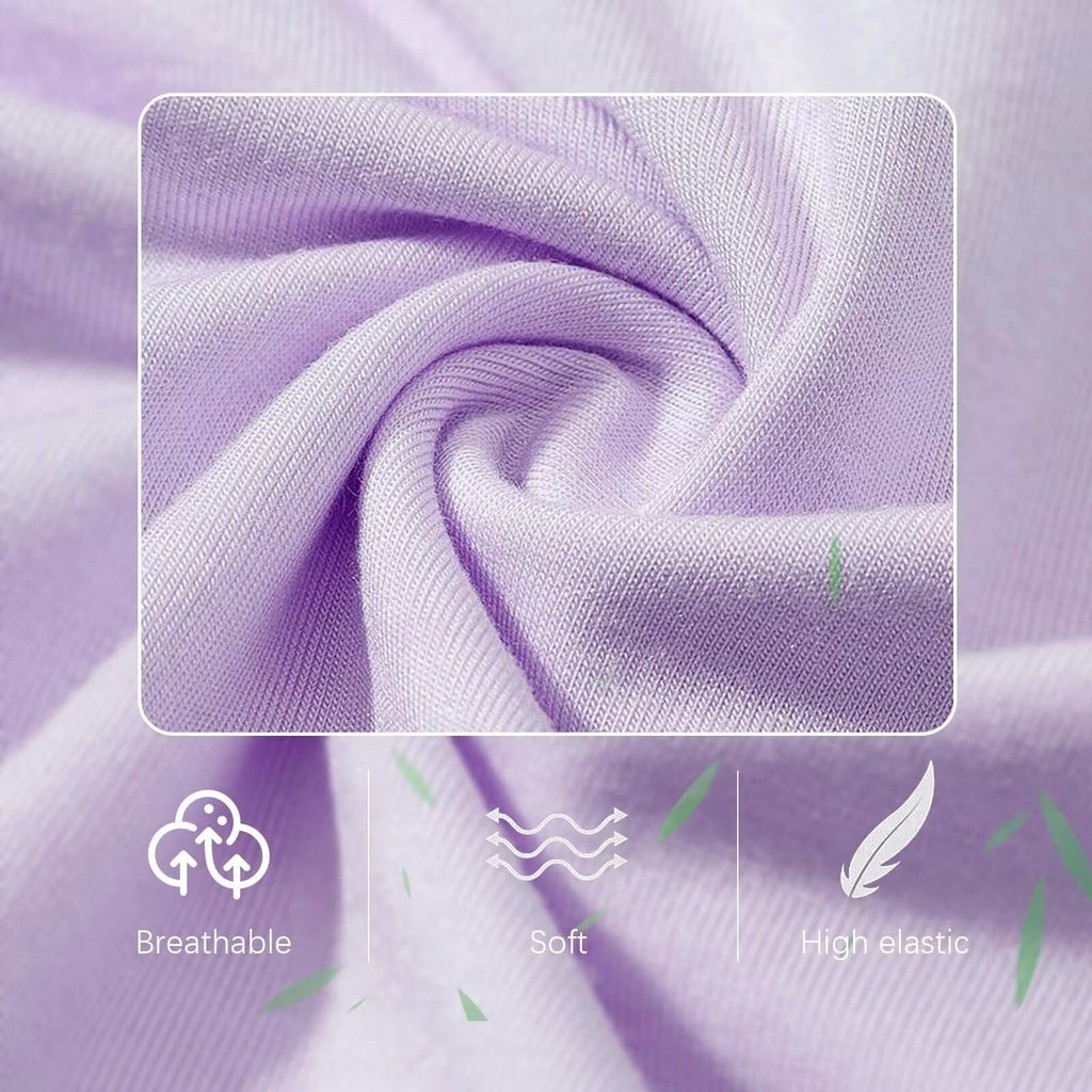 Jimonda Baby Rompers | Soft Summer Long-Sleeve Bodysuit for Newborns 0-24M | Breathable Infant Onesie with Snap Buttonsviolet&blush