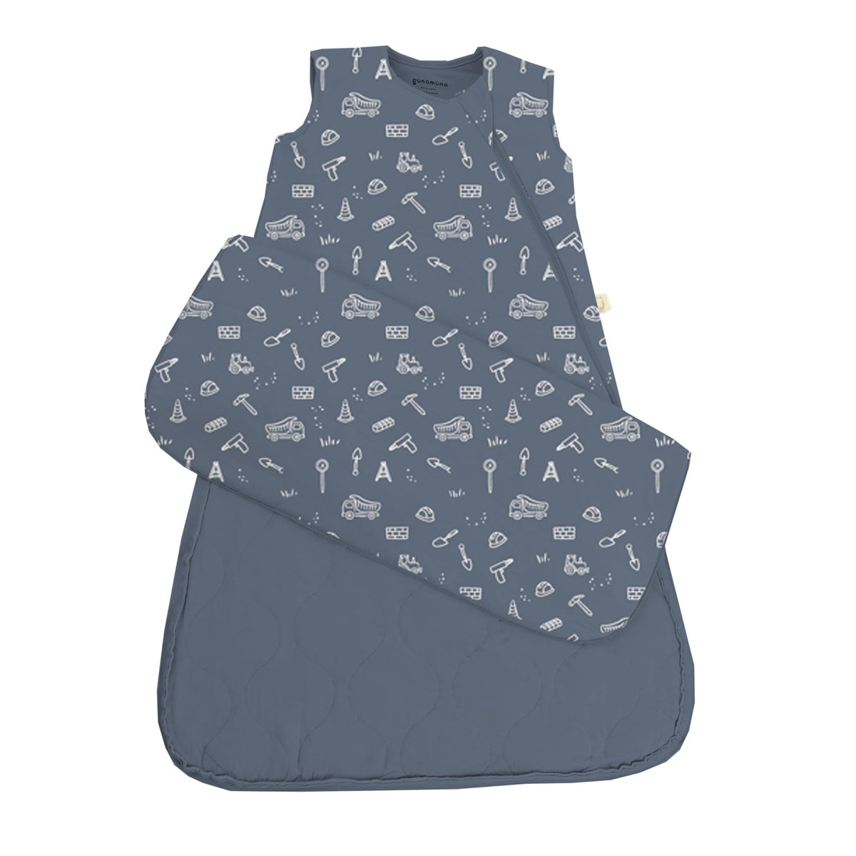 GUNAMUNA Sleep Sacks for Babies Toddlers and Newborns, Easy Changing Diaper Zipper, 2.5 TOG, Sage, 24-36 Months