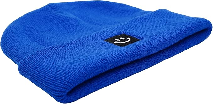 Baby Beanie Knit Ski Hat with Cute Face for Girls Boys 0-7 Years