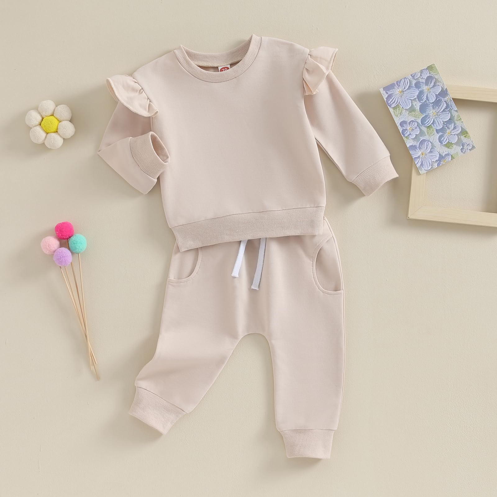 Toddler Baby Girl Clothes 6 12 18 24 Months Fall Outfits Sweatshirt Pants