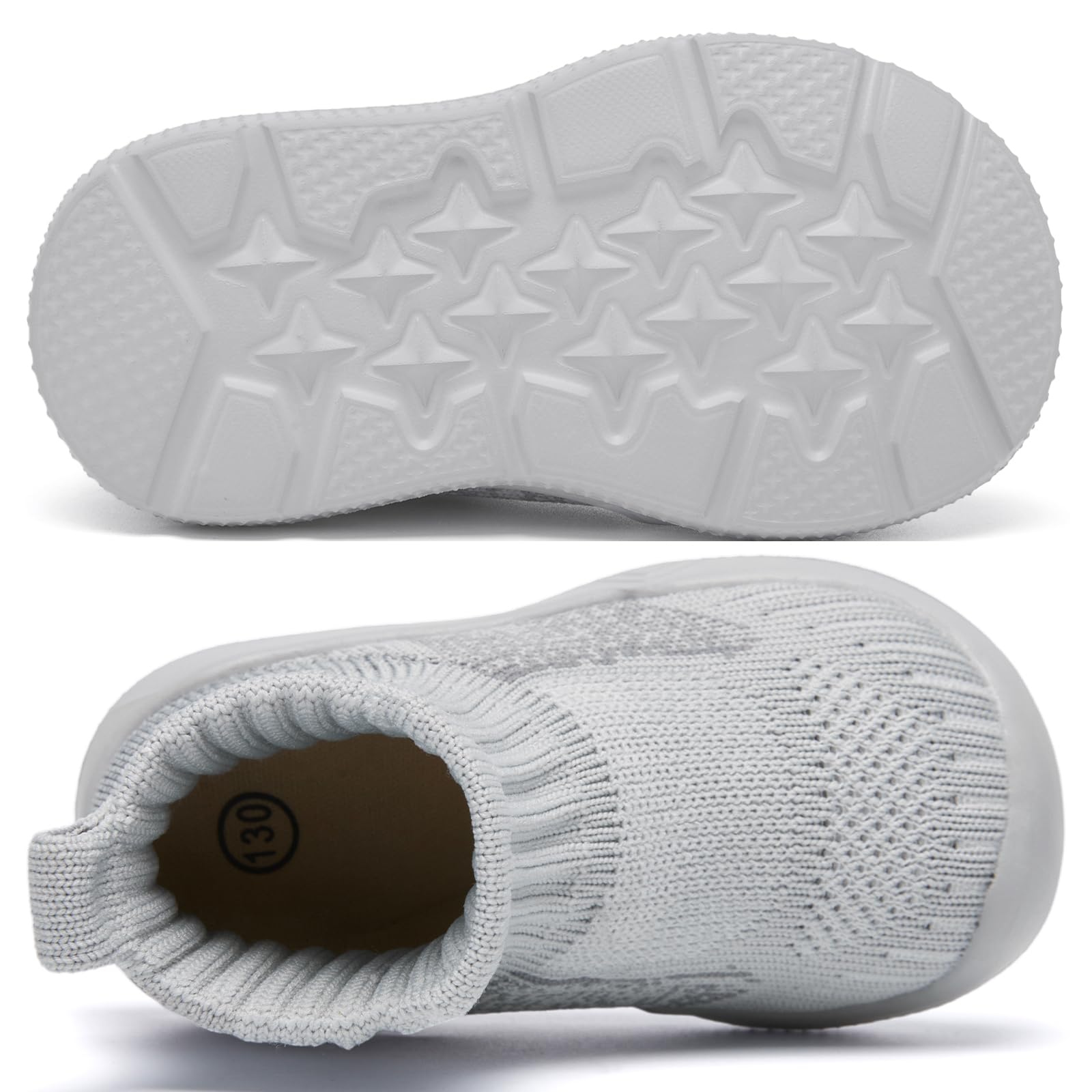 MORENDL Toddler Sock Shoes Baby Walking Shoes Infant Slippers Boys & Girls Non-Slip Sneakers