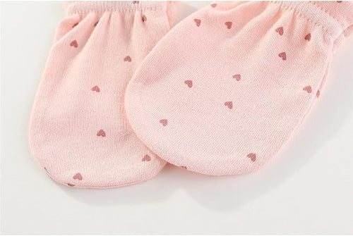 5 Pairs Unisex Baby Mittens No-Scratch 0-6 Months New Born
