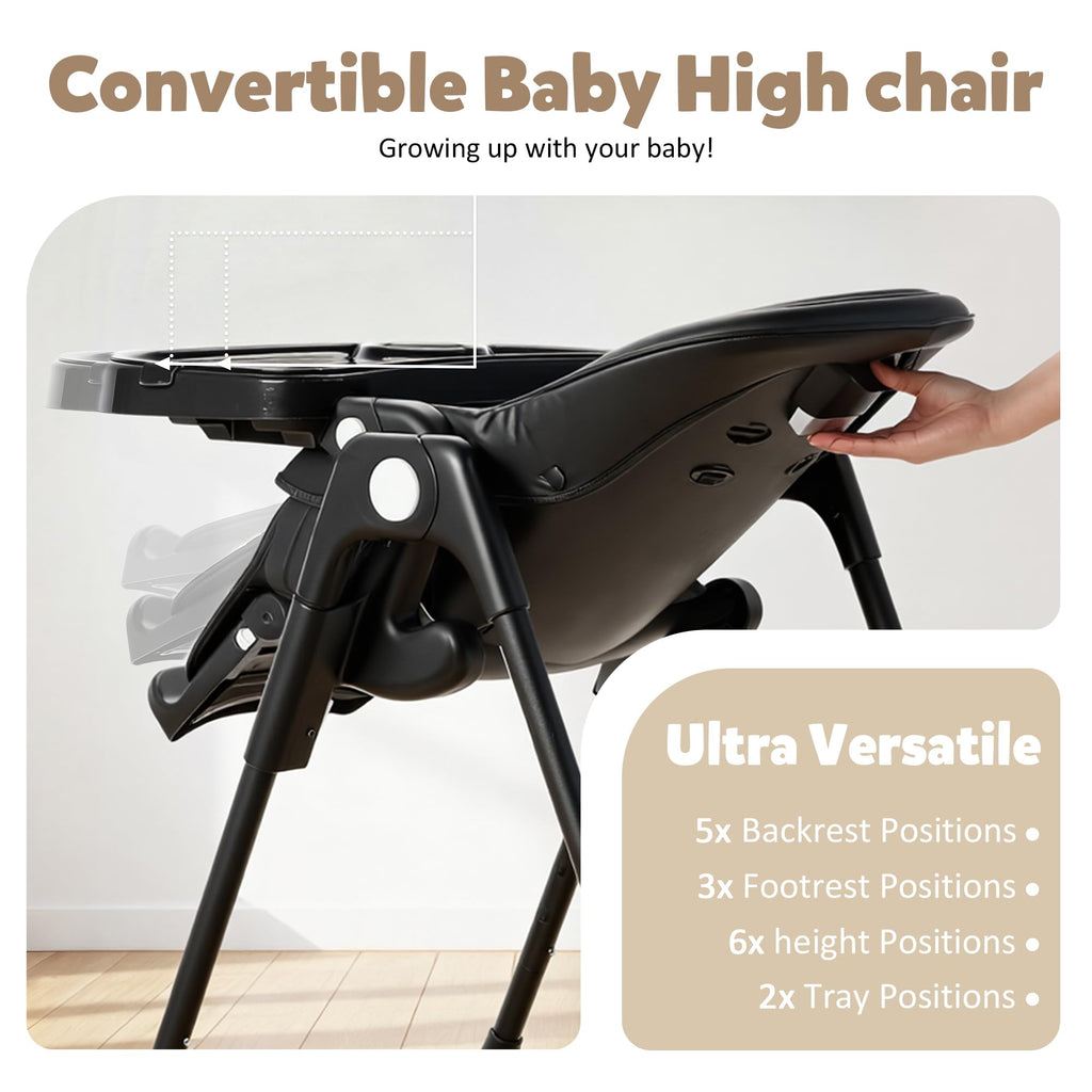 TODEFULL 3 in 1 Baby High Chair, Infant High Chairs for Babies and Toddlers