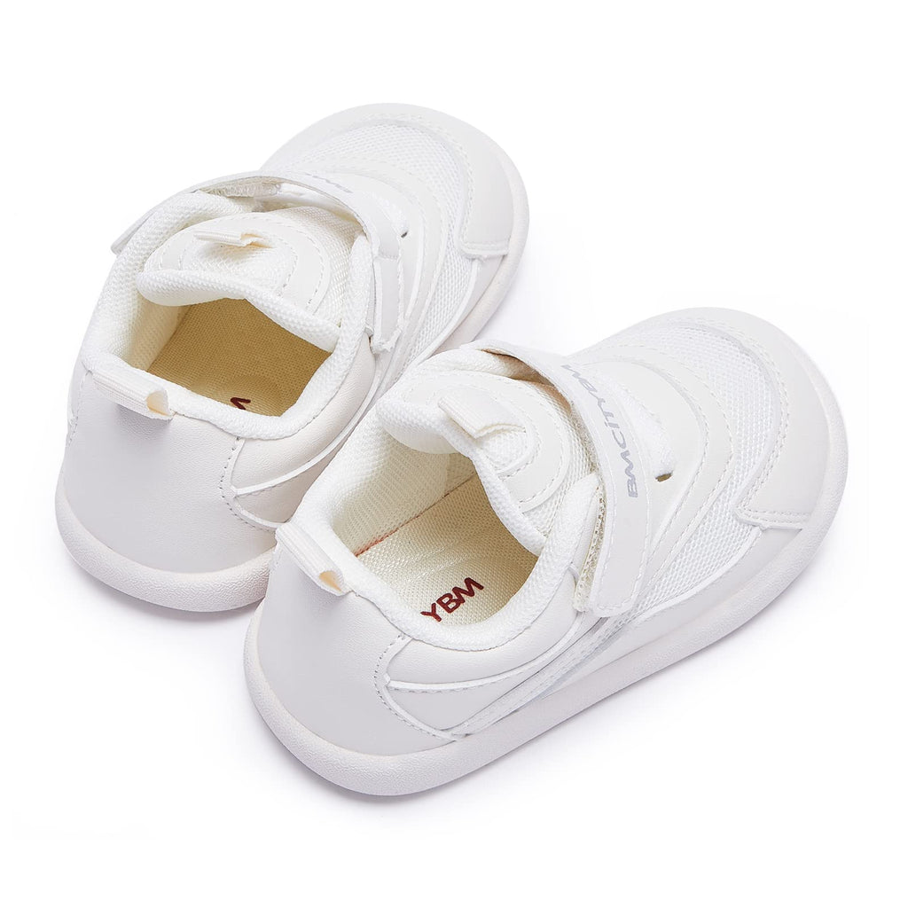 BMCiTYBM Baby Walking Shoes First Infant Sneakers White Size 18-24 Months