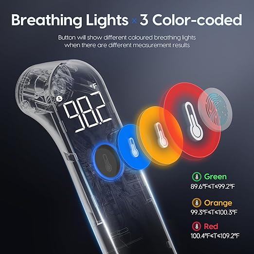 Viproud No-Touch Baby Thermometer for Adults and Kids, Fast & Accurate