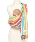 Hip Baby Wrap Ring Sling Carrier for Baby, 8-35 lbs - Mediterranean