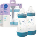 MAM 9oz Easy Start Anti-Colic+ Vented Baby Bottle, 2+ Months, 2 Pack, Boy