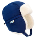 JAN & JUL Toasty-Dry Trapper Hat for Baby and Kids (Nebula Blue, XL)