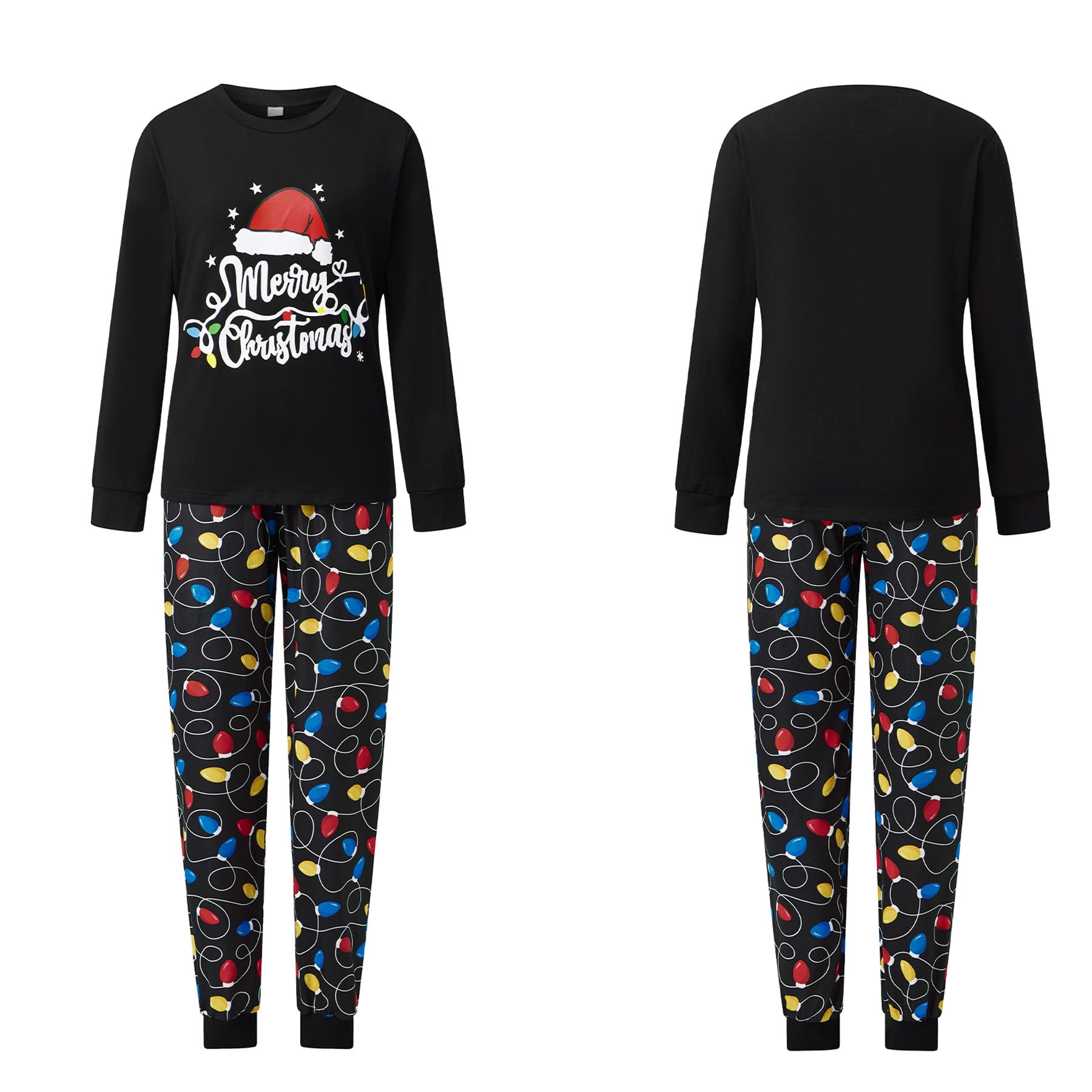 Awoscut Family Christmas Pajamas Matching Pajamas for Family, Xmas PJs Sets Holiday Sleepwear (on-23, Baby, 9 Months)