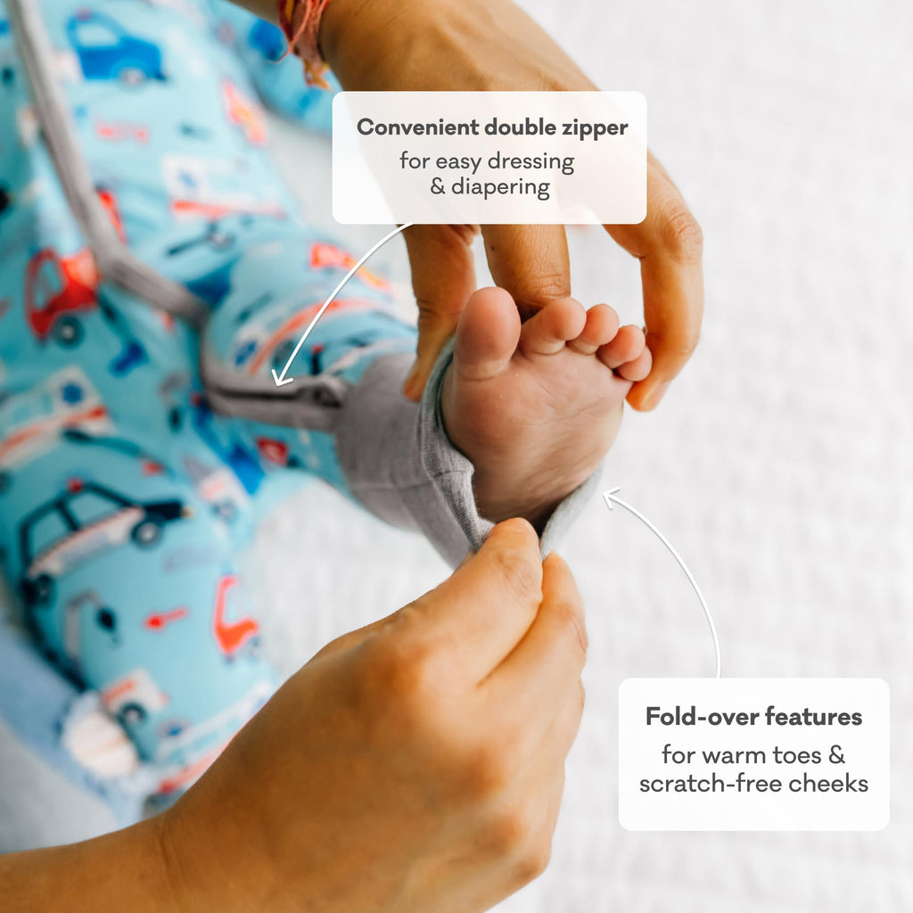 Little Sleepies Baby Pajamas, To The Rescue, Preemie