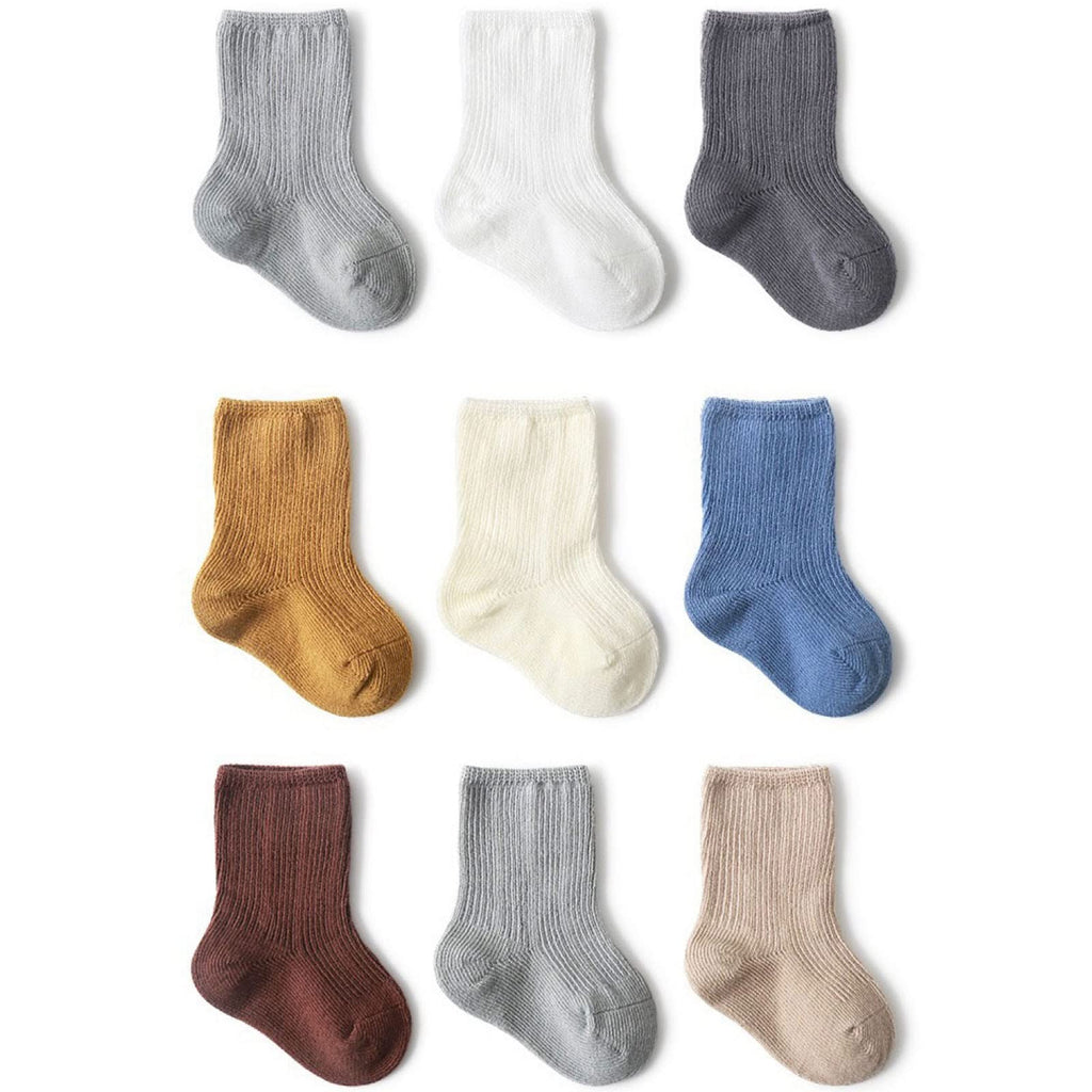 SHARELY SHEEP Toddler Socks Unisex Baby Crew Socks for Infant Boys Girls Stretchy Cotton Socks Stocking Stuffers for Kids Gift 0-36 Months