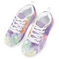 MARSVOVO Toddler Girl Slip On Sneakers Lightweight Breathable Athletic Slip On Girl Running Shoes Comfortable Classic Lace-up Resistant Tennis Play Sport Learning to Walk Shoes Tie-Dye Size 11 US