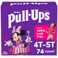 Pull-Ups Girls' Potty Training Pants, Size 4T-5T Training Underwear (38-50 lbs), 74 Count