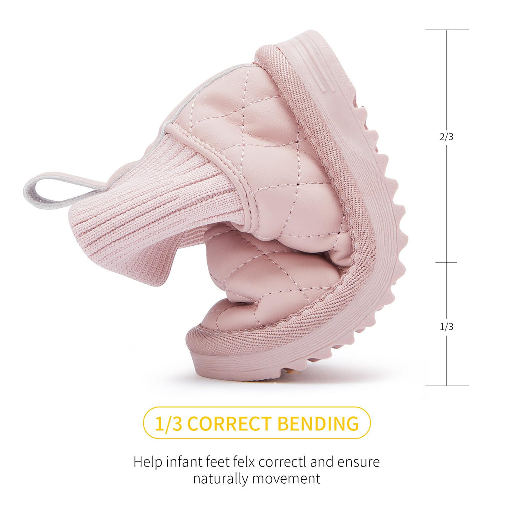 BMCiTYBM Baby Snow Winter Boots Girls Boys Infant Walker Shoes 12-18 Months