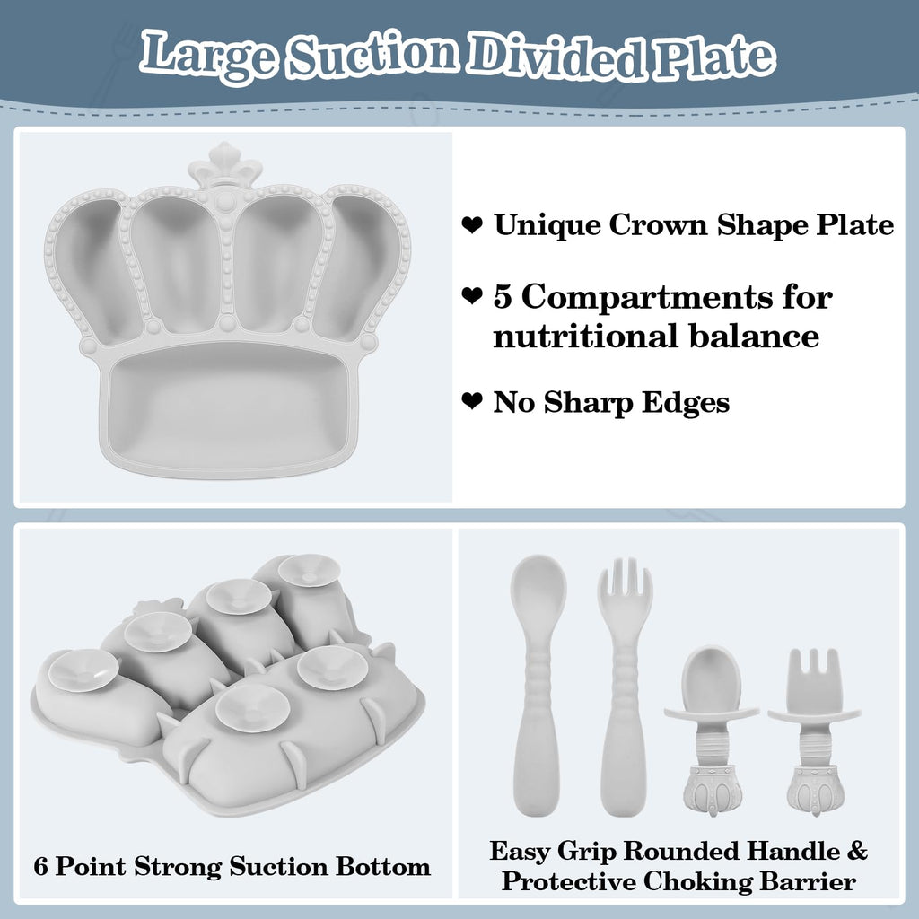 Silicone Baby Feeding Set 10 Pcs Baby Led Weaning Supplies Baby Essentials