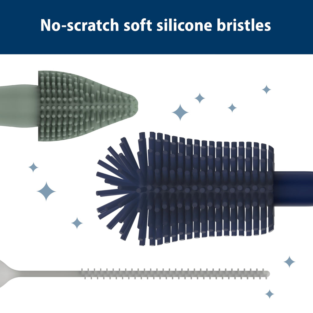 Dr. Brown's Silicone Cleaning Brush Set, 3-Pack