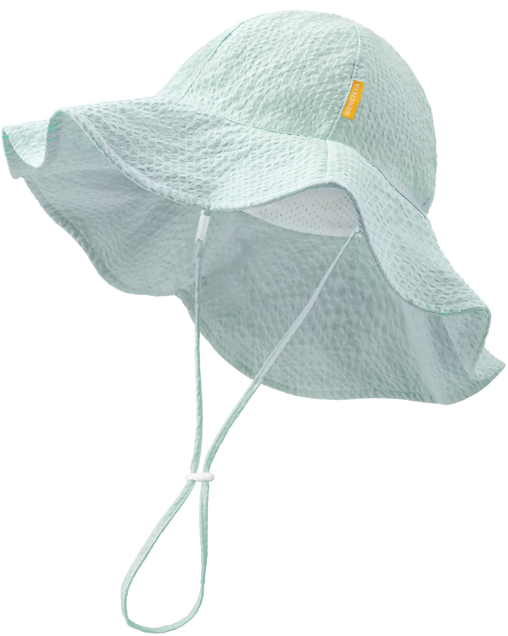 HONGTEYA Baby Sun Hat Wide Brim Adjustable Toddler Beach Bucket Hat