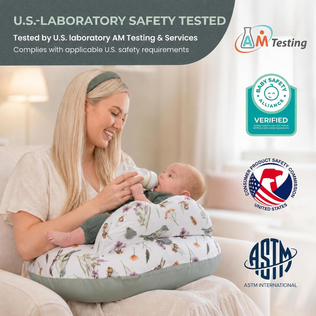 Little Traveler Inflatable Travel Nursing Pillow with Adjustable Strap