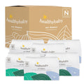 HealthyBaby Non-Toxic Diapers for Sensitive Skin - Size NB, 192 Count
