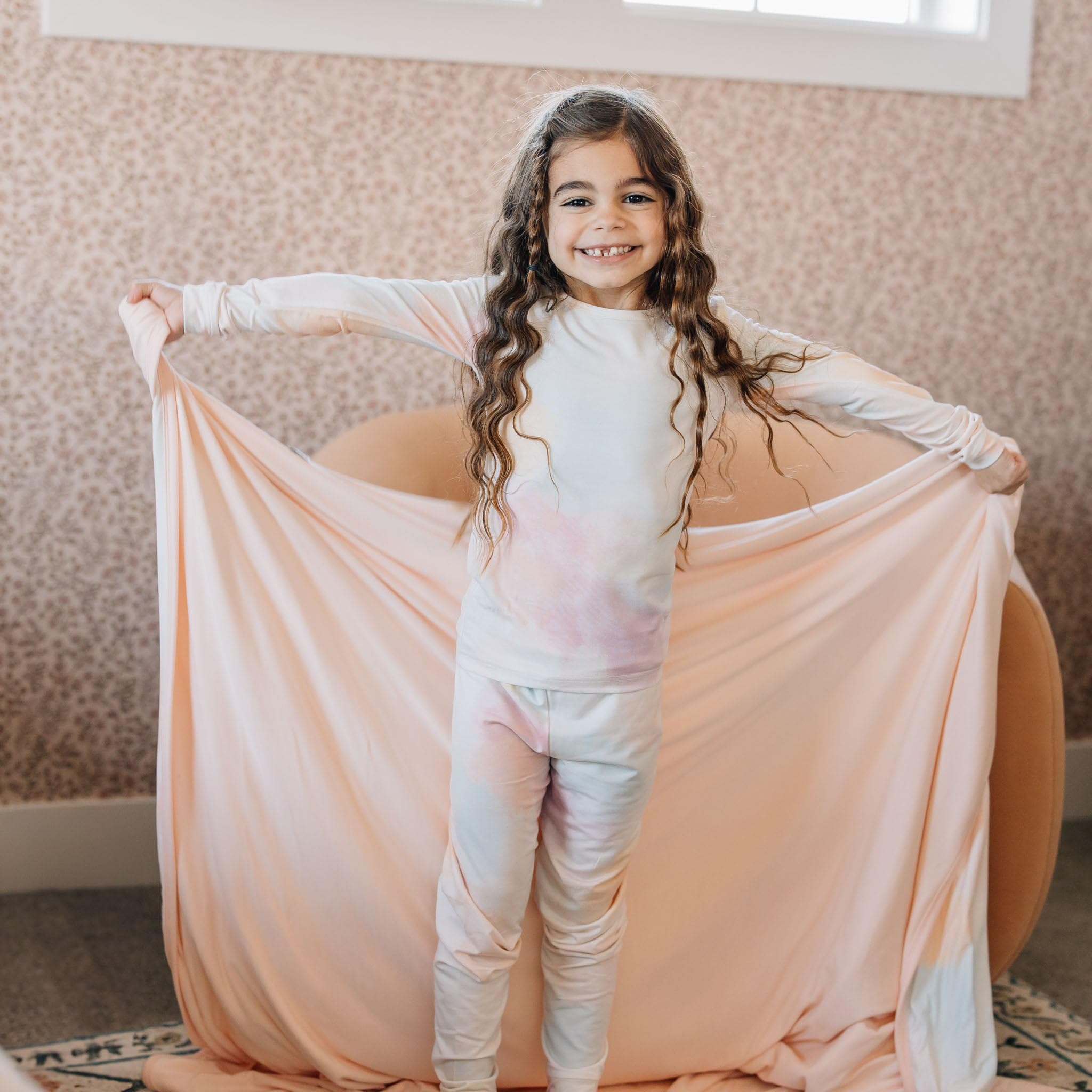 Copper Pearl Jumbo 3-Layer Baby Blanket: Soft Baby Quilts for Boys and Girls | Breathable, Cozy, Toddler Blanket | Baby Quilt for Newborns | 46x46 Premium Polyester/Rayon | Nova