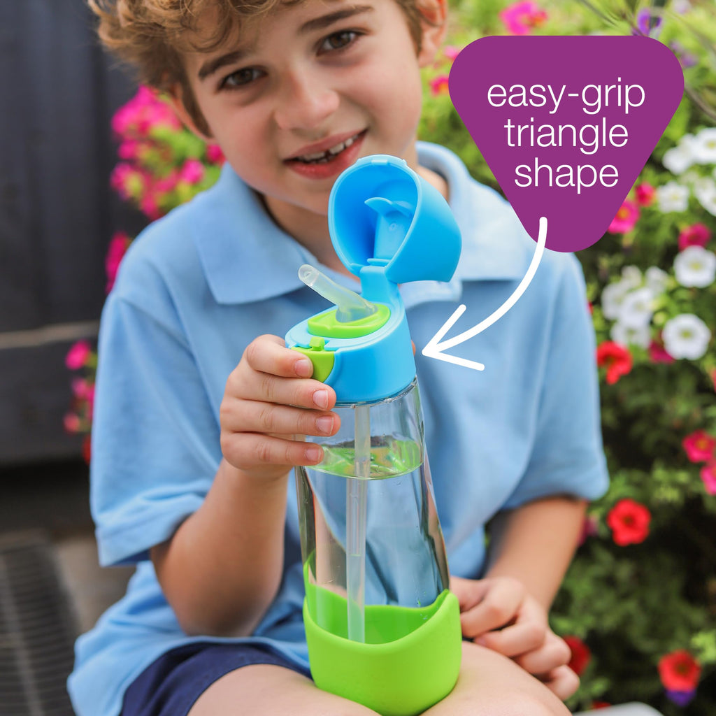 b.box Tritan™ Kids Water Bottle with Straw, 15 oz Toddler Water Bottle