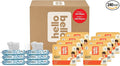 Hello Bello Mega Surprise Pack, Size 2 (10-16 lbs), 240ct Hypoallergenic Assorted Diapers with a Soft, Cloth-Like Feel Plus 360 Ultra Gentle Unscented Baby Wipes in 6 Resealable Packs