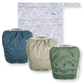 Nora's Nursery Swim Diapers with Wet Bag | 3 Pack | One Size Fully Adjustable