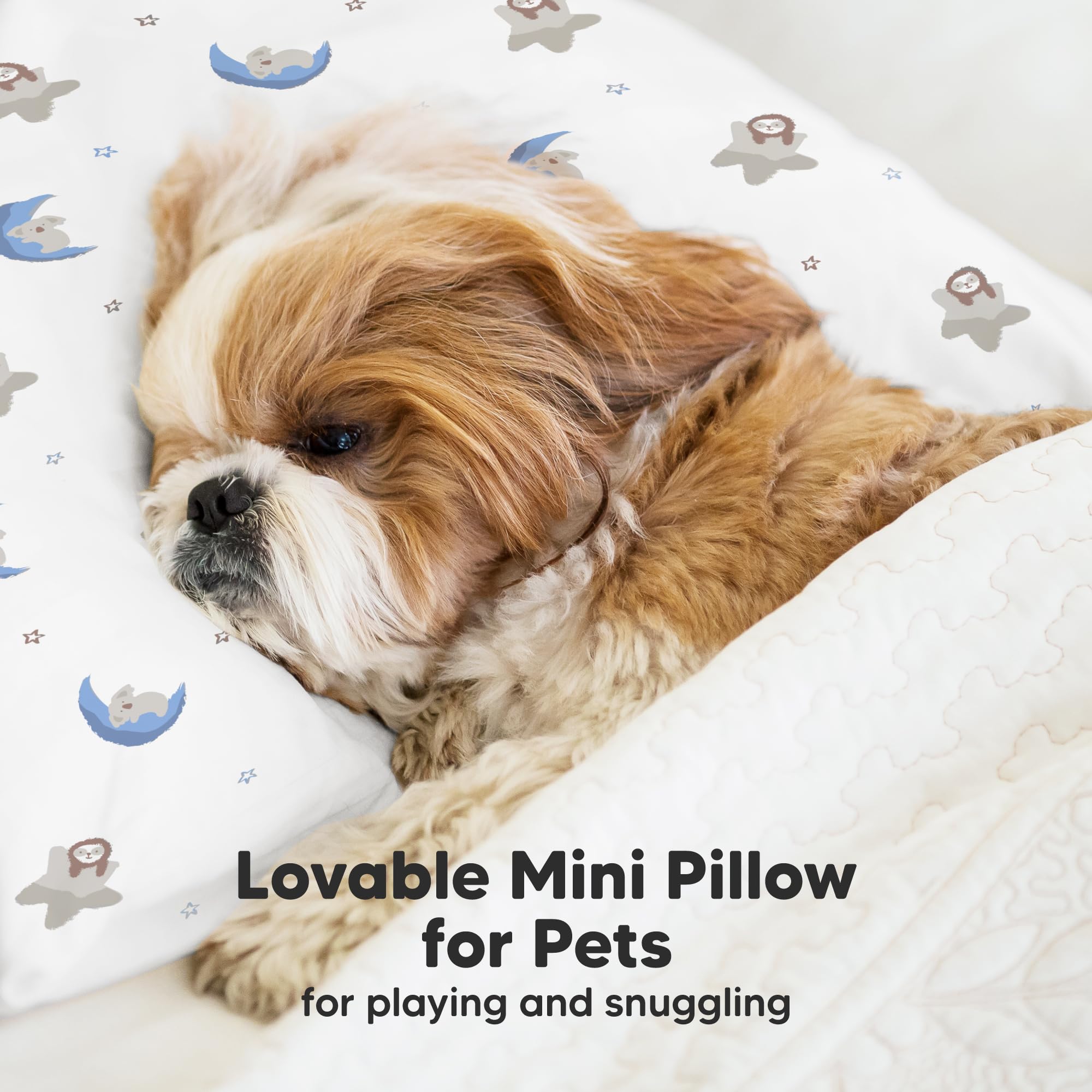 Mini Toddler Pillow with Pillowcase, 9x13 My Dreamy Pillow (Construction)