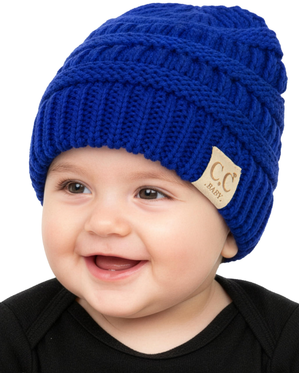 Funky Junque Baby Winter Hat – Cute Newborn Beanie, Infant Girl Hats 0–12 Months, Soft Knit Baby Beanies for Boys & Girls, Cozy Warm Stocking Stuffer Gift: Beige