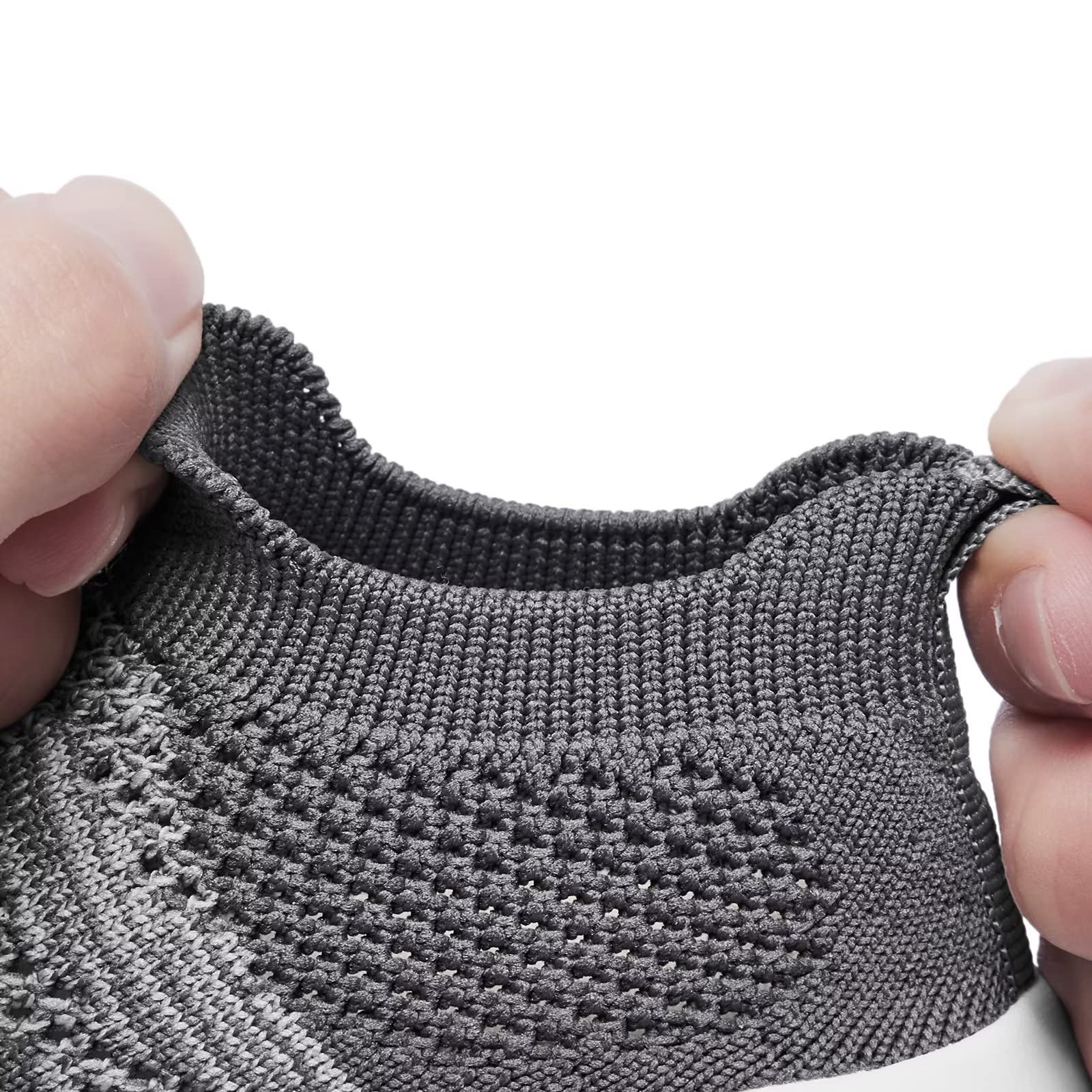 Baby Shoes Girls Boys Baby Sock Shoes with Non Slip Soft Rubber Sole Infant First Walking Sneaker Toddler Slipper Lightweight 9-12 Months Gradient Grey