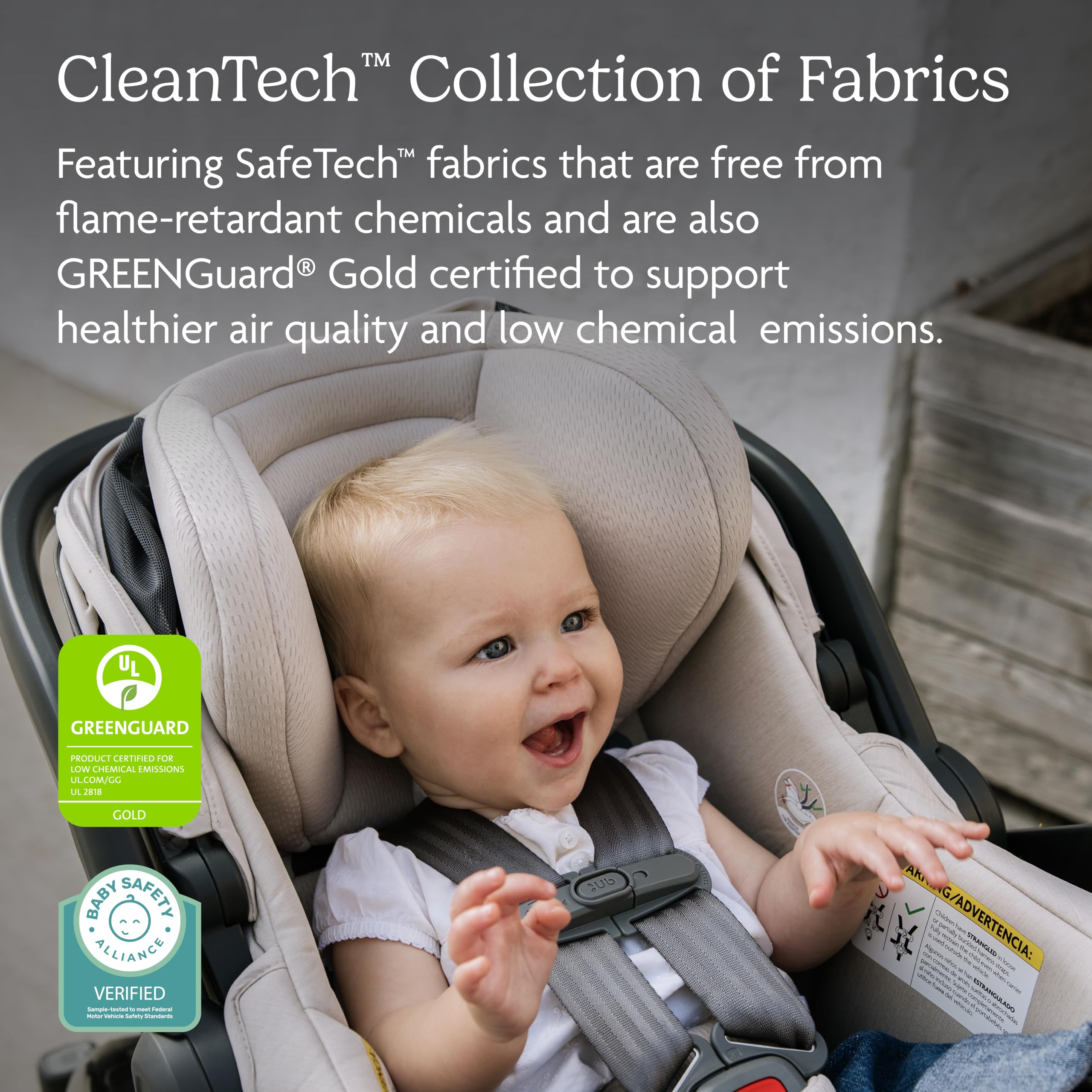 UPPAbaby Mesa V3 Infant Car Seat - Easy Installation + SmartSecure Technology - Attaches to Stroller | Base + Infant Insert Included - Callum (Stone Blue)