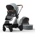 Mompush Ultimate2 Full-Size Stroller with Bassinet, Newborn to Toddler