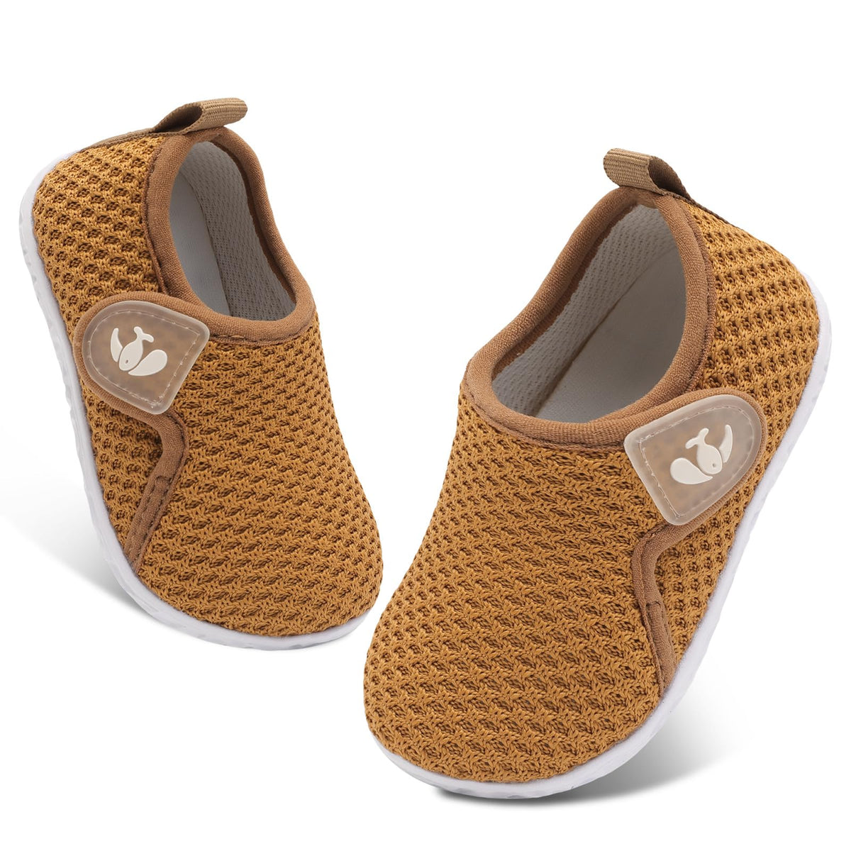 FEETCITY Infant Shoes Girls Boys Slip On Sneaker Newborn Crib Shoes First Walking Shoe Pink Grey