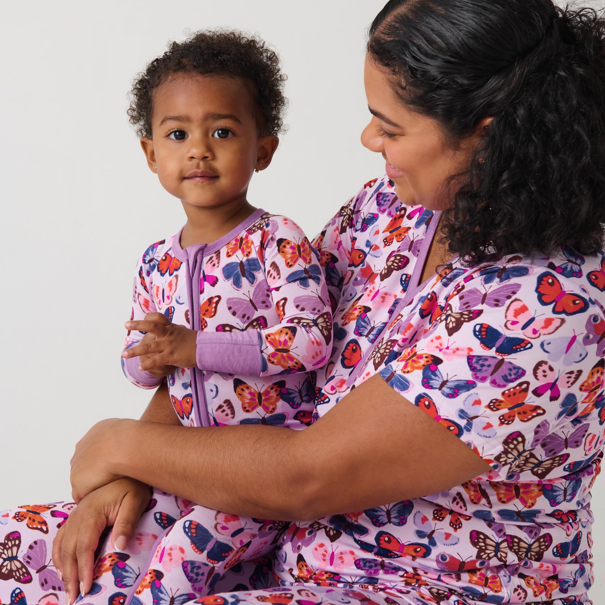Little Sleepies Baby Pajamas, Butterfly Kisses, 12-18 months